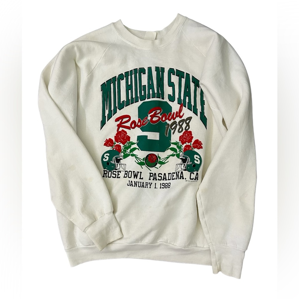 Vintage Michigan State Rose Bowl Sweater